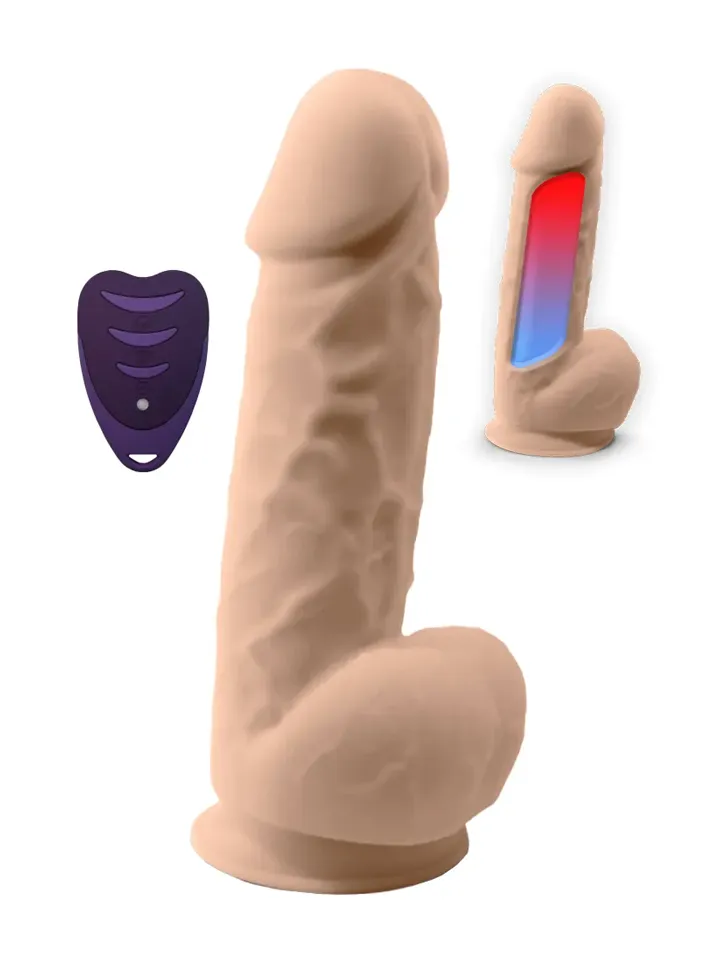 Silex-D Vibrating Dildo 21,5 cm Värisevä dildo