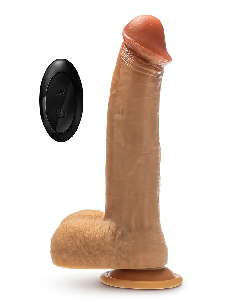 Silicone Dr. Phillips Thrusting Dildo 21,6 cm Värisevä dildo
