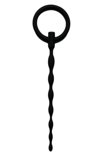 Sinner Gear Silicone Penis Plug With Pull Ring Dilator