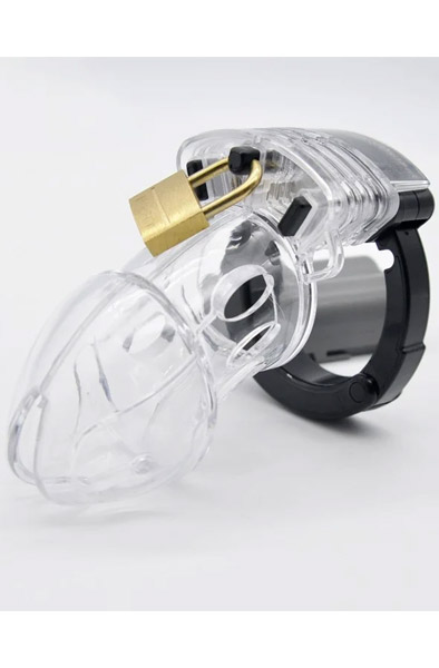 Slave4Master Edge Cock Cage Clear Kyskhetsbur