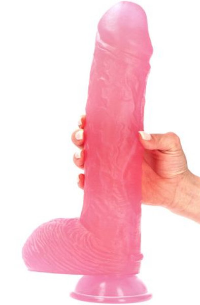 Spartaco Dildo Transparent Pink 32,5 cm Dildo