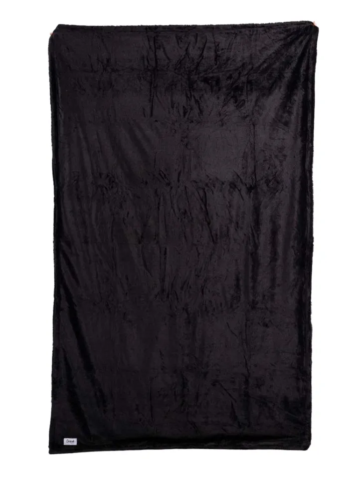 Splash Blanket Furlush Black Large 200x200 cm Sex lakan