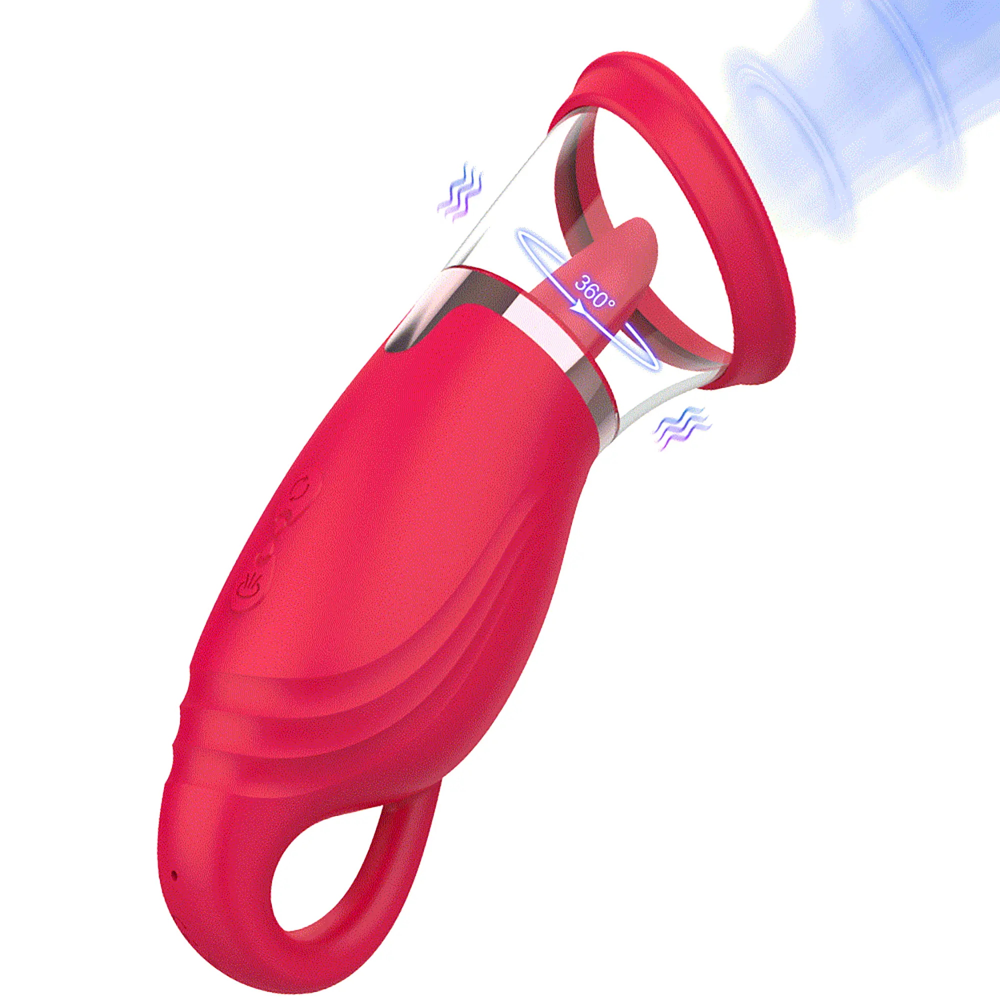 Suction Vibrator With 360° Tongue Stimulation Klitoris vibraattori