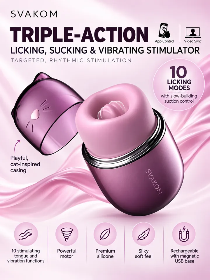 Svakom Klitty Clitoral Stimulator Klitorisvibrator