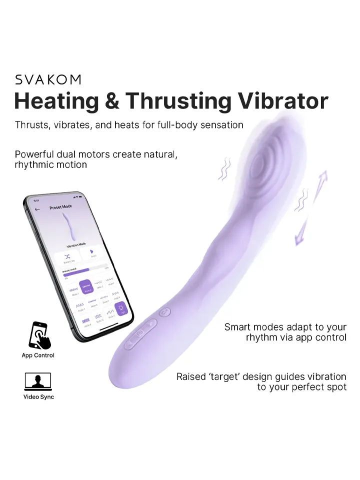 Svakom Selena Heated Vibrator G-piste vibraattori