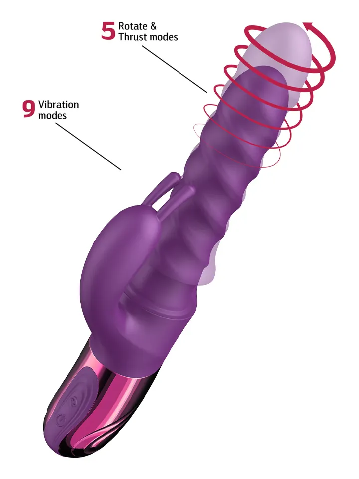 Swirl Rabbit Vibrator Jänisvibraattori