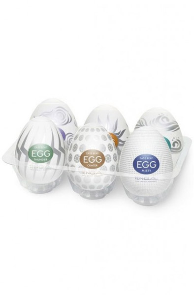 Tenga Easy Beat Egg Hard Boiled 6-Pack Onaniägg