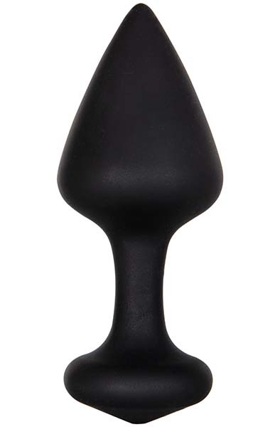 The Best Silicone Beginner Plug Black Medium Buttplug