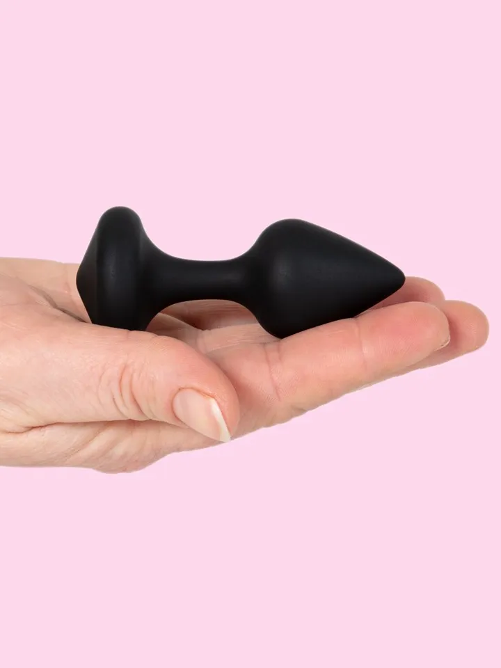 The Best Silicone Beginner Plug Black XS Analplugg