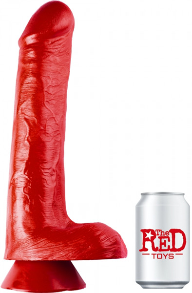 The Red Toys Angrydick Dildo Red 35 cm XL dildo