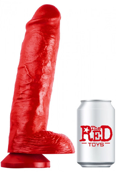 The Red Toys Santa-K Dildo Red 28 cm Dildo