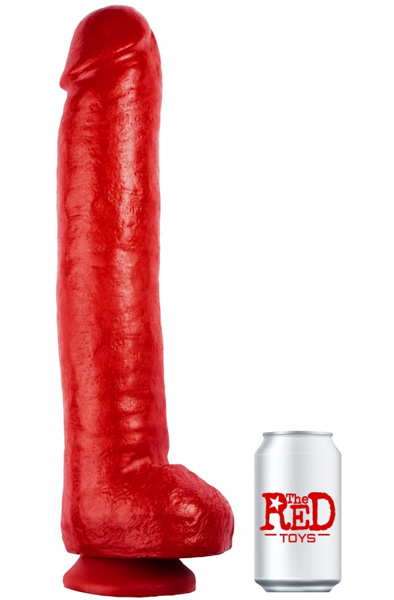 The Red Toys Super John Dildo Red 42 cm XL dildo