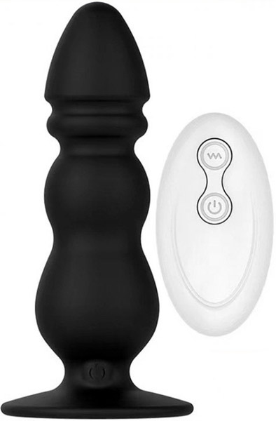 The Red Vibrating Shock Plug 13cm Värisevä anaalitappi