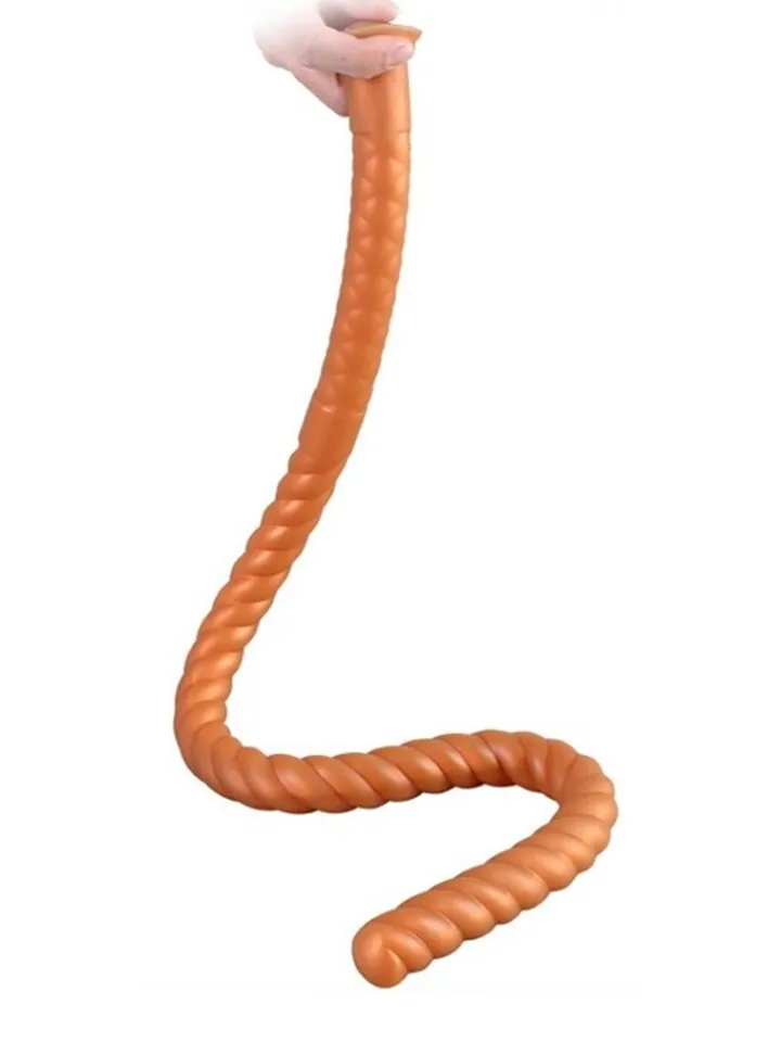 TheAssGasm Long Twist Dildo 80 cm Extra pitkä anaalidildo