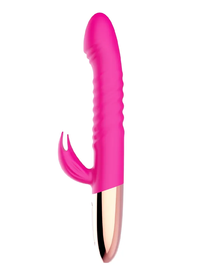 Thrusting & Heating 10 Functions Vibrator Jänisvibraattori lämpeävä