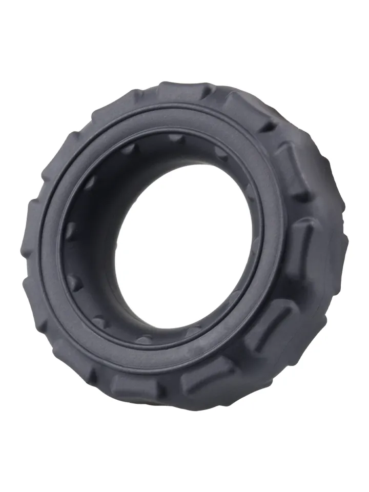 Tire Silicone Cock Ring Black Penisring