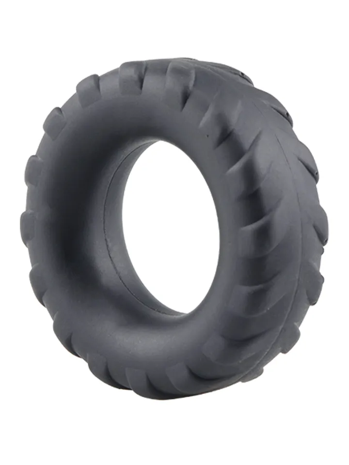 Tire Silicone Power Ring Black Penisring