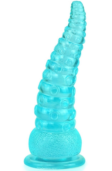 ToppedMonster Winkle Dildo Turquoise 23 cm Monster dildo