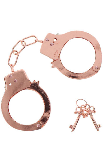 ToyJoy Metal Handcuffs Rose Gold Käsiraudat