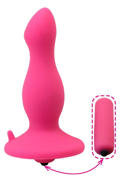 TOYZ4LOVERS Anal Bullet Pink Värisevä anaalitappi