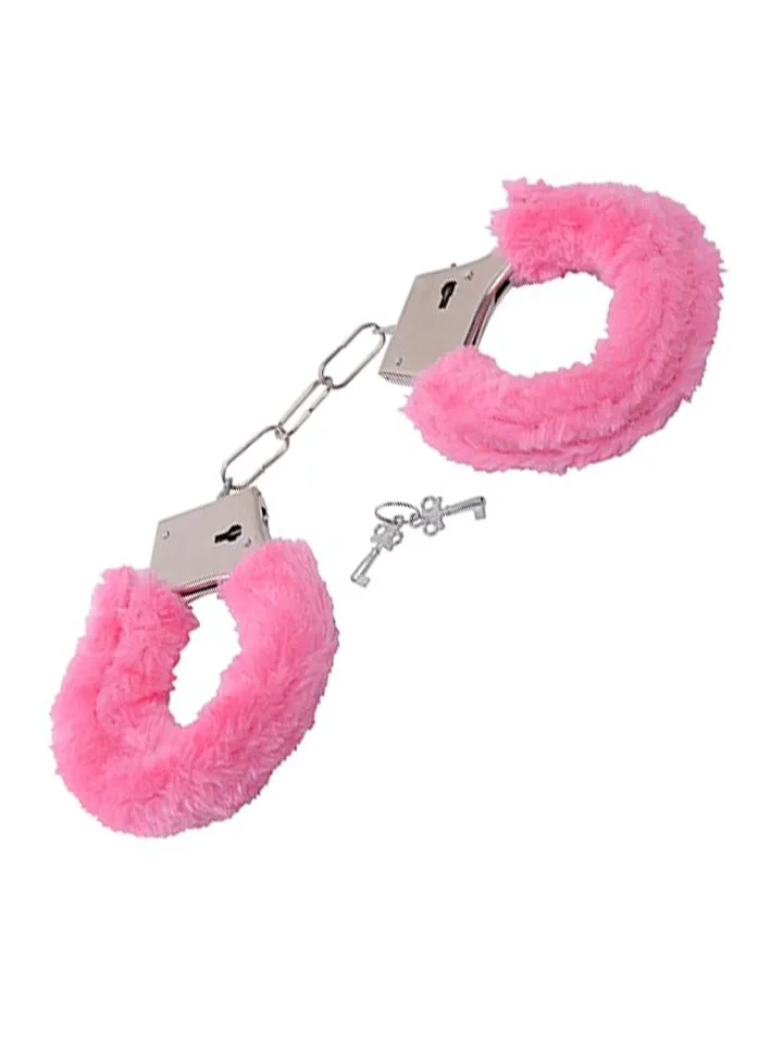 TOYZ4LOVERS Furry Handcuffs Pink Handbojor