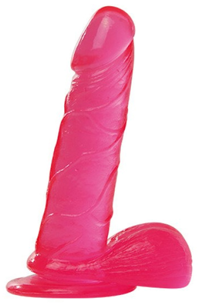 TOYZ4LOVERS Jelly Dildo Real Rapture Pink 19cm Dildo