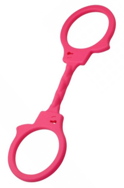 TOYZ4LOVERS Pink Silicone Handcuffs Handbojor