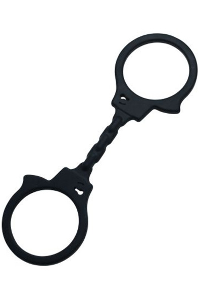 TOYZ4LOVERS Silicone Handcuffs Black Handbojor
