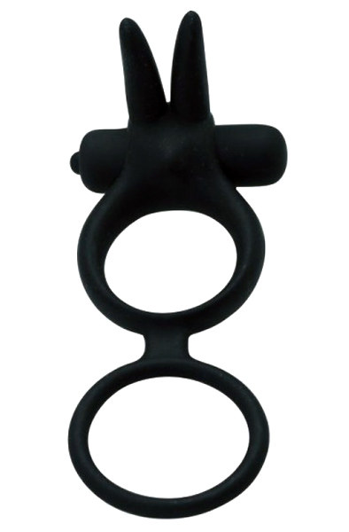 TOYZ4LOVERS Timeless Dual Ring Black Penispump med vibrator
