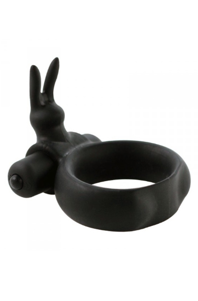 TOYZ4LOVERS Timeless Vibring Black Penisring med vibrator