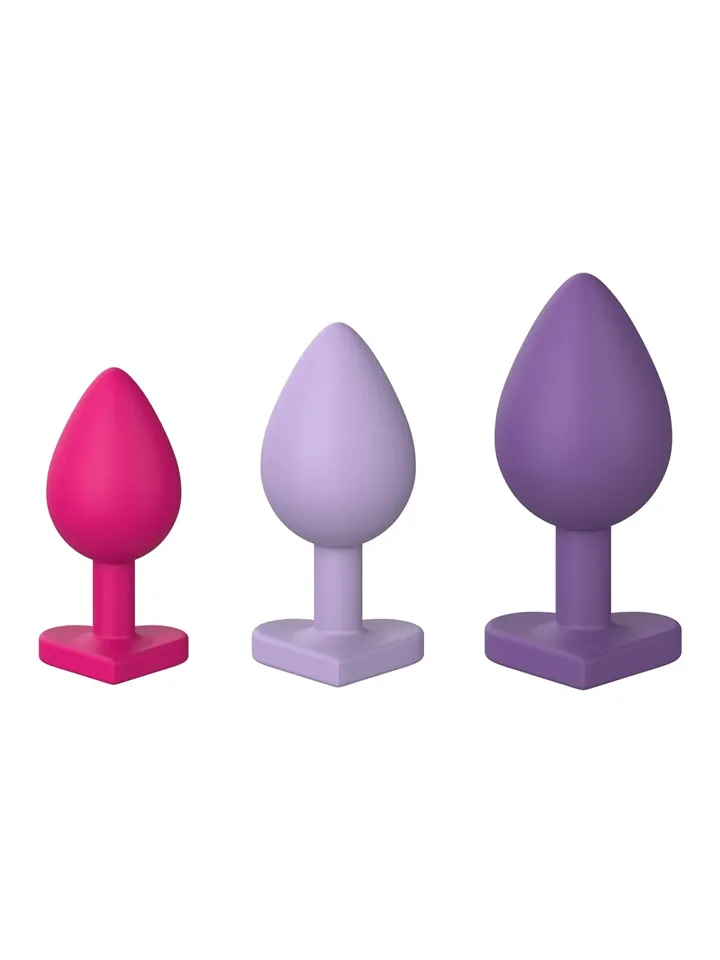 Triple Heart Anal Plug Set Analpluggar paket