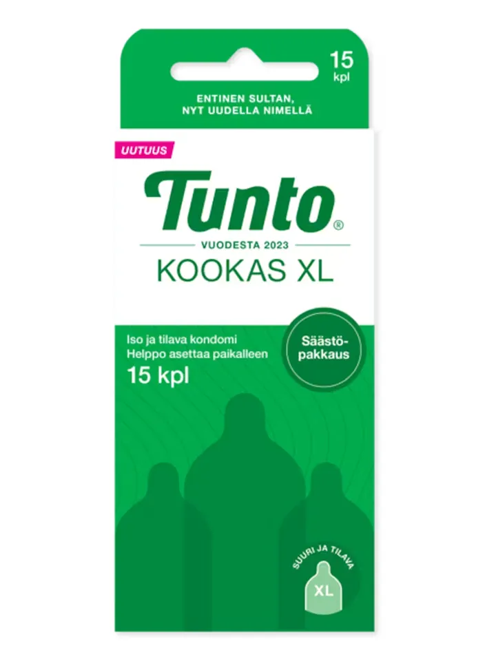 Tunto XL Kondomer 15-pack Kondomit