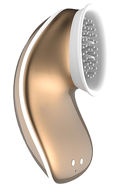 Twitch Hands-free Suction & Vibration Toy Gold Klitoris stimulaattori