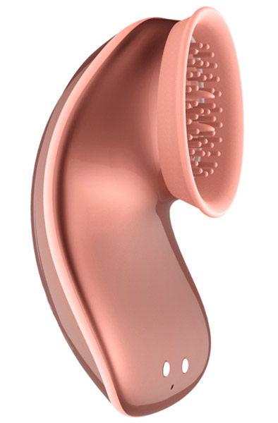 Twitch Rose Gold Handsfree Suction & Vibration Klitorisstimulator