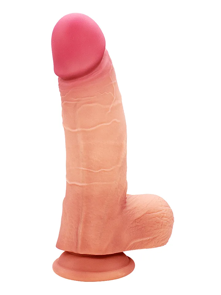 Ultra-Realistic Silicone Dildo With Balls 20 cm Realisitinen dildo
