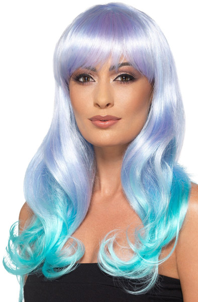 Unicorn Wavy Wig Pastel Peruk