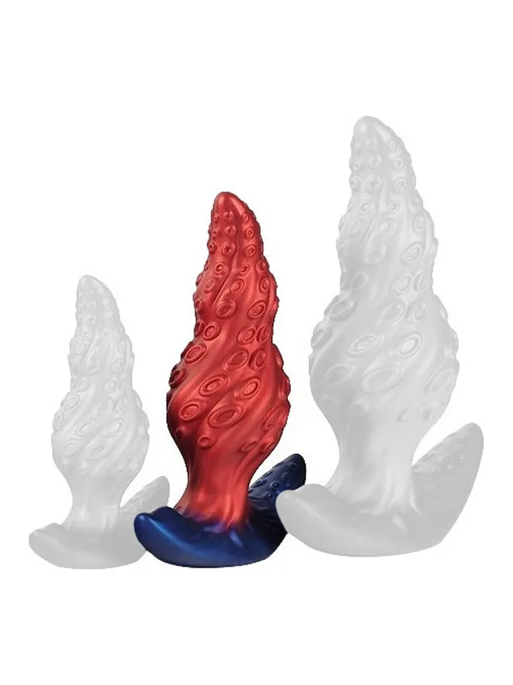 Unicorny Knotak Plug Red 19 cm XL-anaalitappi