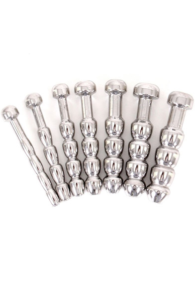 Urethral Trainer Kit 7 Holow Penisplugs Dilator paket