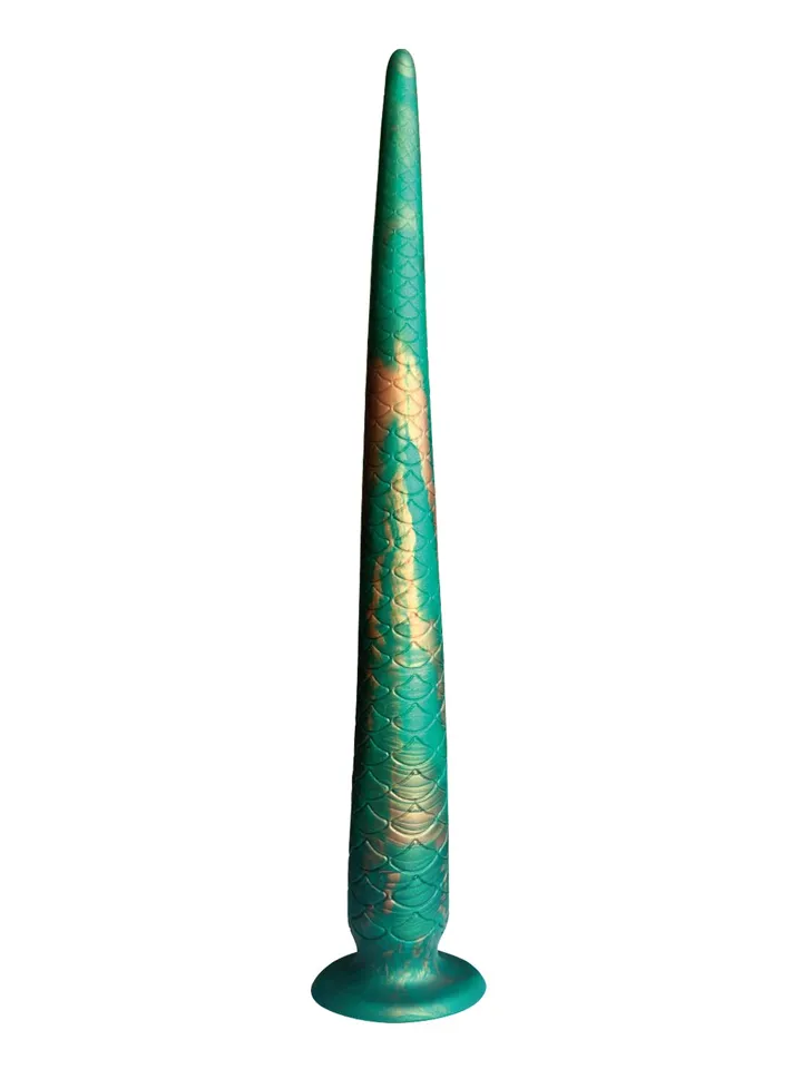 Verdant Titan Rippled Monster Silicone Dildo 47 cm Extra pitkä anaalidildo