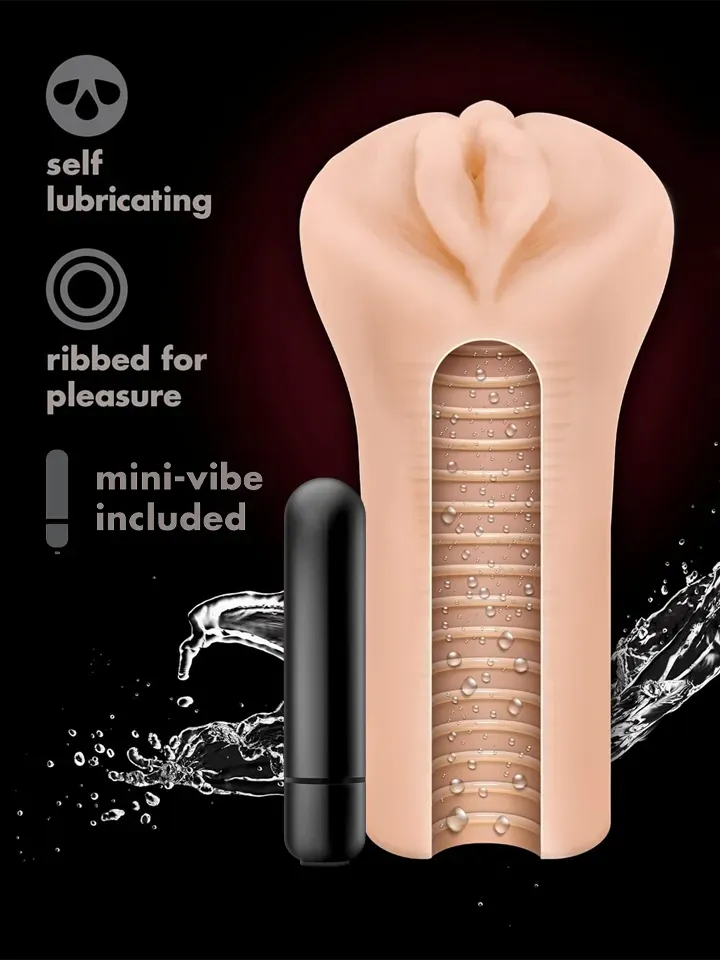 Veronika Soft & Wet Vibrating Stroker Lösvagina med vibrator