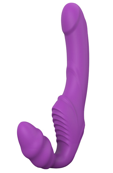 Vibes Of Love Double Dipper Purple Strap-on