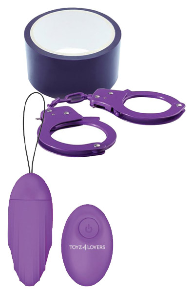 Vibrating Egg + Cuffs & Ribbon Paketerbjudande