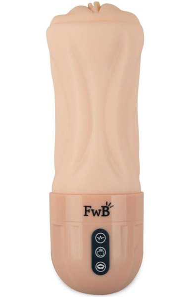 Vibrating & Sucking Stroker Masturbator med motor