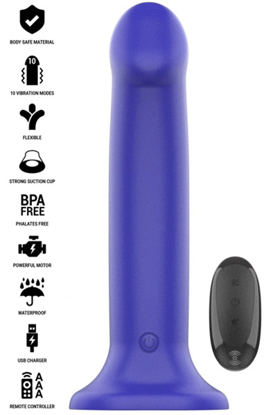 Victoria Vibrator 10 Modes Remote Control Värisevä dildo