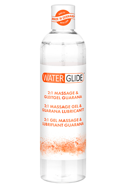 Waterglide Massage & Lubricant Guarana 300ml Liuku&hierontavoide