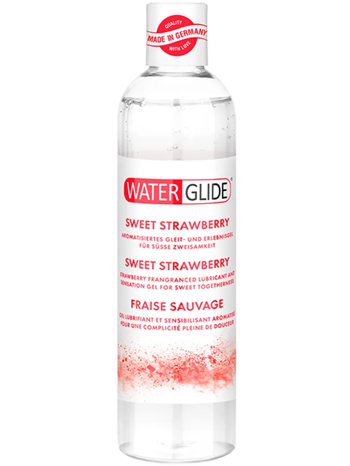 Waterglide Sweet Strawberry 300ml Liukuvoide maulla