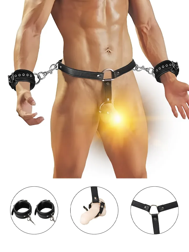 Wild Play Bondage Set For Men Bondage-valjaat