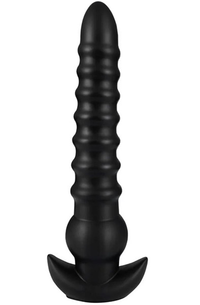 Wolf Bayonet Black Silicone Anal Dildo M 31cm Analdildo