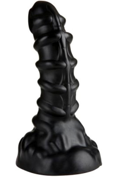 X-Men Ribbed Anal Dildo Black 22,5 cm Monster dildo