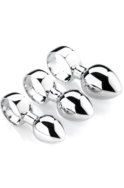 Zenn Set Of 3 Anal Finger Plugs Analplugg med dragring